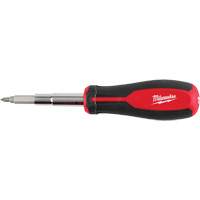11-in-1 Magnetic 1/4" & 3/8" Drive Multi-Bit Screwdriver, 8" L, Cushion Grip Handle Rideout Tool & Machine Inc.