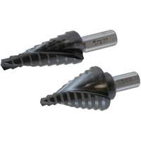 Multi-Step™ Drill Bit, 1/4" - 1-3/8" , 1/8" Increments, High Speed Steel TCO323 | Rideout Tool & Machine Inc.