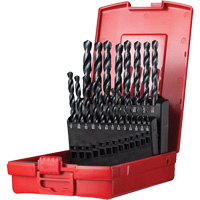 Jobber Length Drill Bit Set, 21 Pieces, High Speed Steel UY037 | Rideout Tool & Machine Inc.