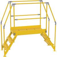 Crossover Ladder, 78-1/2" Overall Span, 30" H x 48" D, 24" Step Width Rideout Tool & Machine Inc.