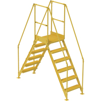 Crossover Ladder, 92" Overall Span, 60" H x 24" D, 24" Step Width Rideout Tool & Machine Inc.