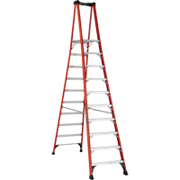 Industrial Extra Heavy-Duty Pro Platform Stepladders (FXP1800 Series), 10', 375 lbs. Cap. VD419 | Rideout Tool & Machine Inc.