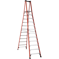 Industrial Extra Heavy-Duty Pro Platform Stepladders (FXP1800 Series), 12', 375 lbs. Cap. VD420 | Rideout Tool & Machine Inc.