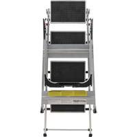 Tilt & Roll Step Stool Ladder, 4 Steps, 44.25" x 22.13" x 59" High VD440 | Rideout Tool & Machine Inc.