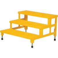 Adjustable Step-Mate Stand, 3 Step(s), 36-3/16" W x 33-7/8" L x 22-1/4" H, 500 lbs. Capacity VD448 | Rideout Tool & Machine Inc.