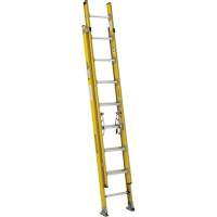 Extension Ladder, 375 lbs. Cap., 13' H, Grade 1AA VD532 | Rideout Tool & Machine Inc.
