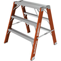Buildman™ Step-up Workbench, 3' H x 34.75" W x 33.25" D, 300 lbs. Capacity, Fibreglass VD700 | Rideout Tool & Machine Inc.