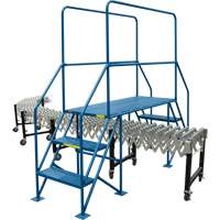 Crossover Ladder, 35-1/2" Overall Span, 31-1/2" H x 22" D, 22" Step Width Rideout Tool & Machine Inc.