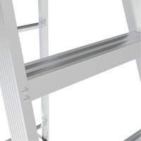 Step Ladder, 10', Aluminum, 225 lbs. Capacity, Type 2 Rideout Tool & Machine Inc.