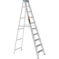 Step Ladder, 10', Aluminum, 225 lbs. Capacity, Type 2 Rideout Tool & Machine Inc.