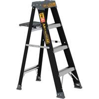 Step Ladder with Paint Tray, 4', Fibreglass, 250 lbs. Capacity, Type 1 Rideout Tool & Machine Inc.