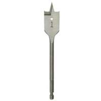 Flat Boring Bit, 1-1/8" Diameter, 1/4" Hex Shank, 6" Length Rideout Tool & Machine Inc.