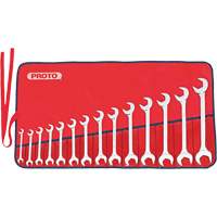 Full Polish Angle Wrench Set, Open-Ended, 14 Pieces, Imperial VM206 | Rideout Tool & Machine Inc.