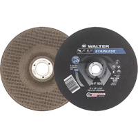 Stainless Steel Depressed Centre Grinding Wheels, 9" x 1/8", 7/8" Arbor, Type 27 Rideout Tool & Machine Inc.