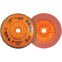 Enduro-Flex Turbo Flap Disc, 4-1/2" x 5/8"-11, Type 27S, 36/60 Grit, Ceramic Rideout Tool & Machine Inc.