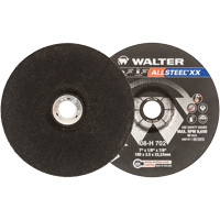 Allsteel™ XX Depressed Centre Grinding Wheels, 7" x 1/8", 7/8" arbor, Type 27 VV722 | Rideout Tool & Machine Inc.