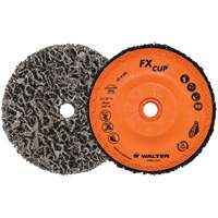 FX™ Cleaning Cup Disc, 5" Dia., Aluminum Oxide VV828 | Rideout Tool & Machine Inc.