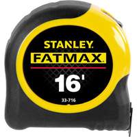 FatMax&reg; Measuring Tape, 1-1/4" x 16', 16ths of an Inch Graduations Rideout Tool & Machine Inc.