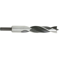 Brad Point, Wood Drills, 1", 8-5/8" Length, 1/2" Shank Rideout Tool & Machine Inc.