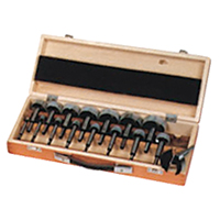 Bormax Forstner Bit Kits in a Wooden Box, 16 Pieces, High Carbon Steel Rideout Tool & Machine Inc.