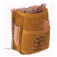 Tool Pouch, Tool Holder, Leather, 5 Pockets Rideout Tool & Machine Inc.