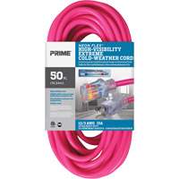 Neon Flex&reg; High Visibility Extension Cord, Outdoor, SJTW, 12/3 AWG, 15 A, 50' Rideout Tool & Machine Inc.