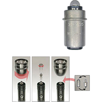 Mini&reg; Flashlights, LED, 97 Lumens, AA Batteries Rideout Tool & Machine Inc.