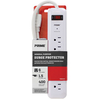 Surge Protector, 6 Outlets, 400 J, 1875 W, 2' Cord Rideout Tool & Machine Inc.