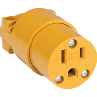 PVC Grounding Connector, 5-15R, Plastic XE673 | Rideout Tool & Machine Inc.