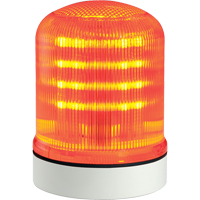 Streamline<sup>®</sup> Modular Multifunctional LED Beacons, Continuous/Flashing/Rotating, Amber XE717 | Rideout Tool & Machine Inc.