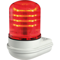 Streamline<sup>®</sup> Modular Multifunctional LED Beacons, Continuous/Flashing/Rotating, Red XE721 | Rideout Tool & Machine Inc.