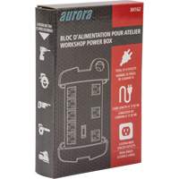 Workshop Surge Protector Power Strip, 8 Outlets, 1350 J, 1875 W, 6' Cord Rideout Tool & Machine Inc.