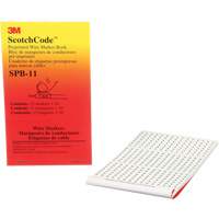 ScotchCode™ Pre-Printed Wire Marker Book XH304 | Rideout Tool & Machine Inc.