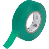 Electrical Tape, 19 mm (3/4") x 18 M (60'), Green, 7 mils XH384 | Rideout Tool & Machine Inc.