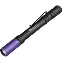 Lampe stylo UV avec port de recharge micro USB Stylus Pro, DEL, Corps en Aluminium, piles Rechargeable, Compris Rideout Tool & Machine Inc.