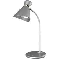 Desk Lamp, 6 W, LED, 16" Neck, Silver Rideout Tool & Machine Inc.