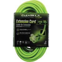 Flexzilla<sup>®</sup> Pro Industrial Extension Cord, SJTW, 14/3 AWG, 15 A, 50' XI522 | Rideout Tool & Machine Inc.