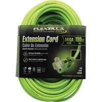 Flexzilla<sup>®</sup> Pro Industrial Extension Cord, SJTW, 14/3 AWG, 15 A, 100' XI523 | Rideout Tool & Machine Inc.