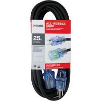 All-Rubber™ Outdoor Extension Cord, SJOOW, 14/3 AWG, 15 A, 25' XI524 | Rideout Tool & Machine Inc.