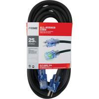 All-Rubber™ Outdoor Extension Cord, SJOOW, 12/3 AWG, 15 A, 25' XI527 | Rideout Tool & Machine Inc.