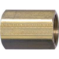 Pipe Coupling, Brass, 3/8" Rideout Tool & Machine Inc.