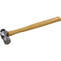 Ball Pein Hammer, 16 oz. Head Weight, Plain Face, Wood Handle Rideout Tool & Machine Inc.