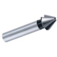 Fraise conique, 12,5 mm, Acier rapide, Angle de 60°, 3 cannelures YC489 | Rideout Tool & Machine Inc.