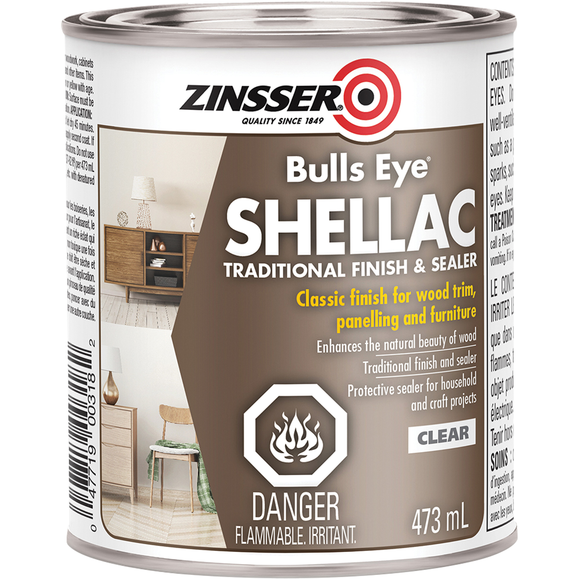 Zinsser Zinsser® Bulls Eye® Clear Shellac Sealer Rideout Tool